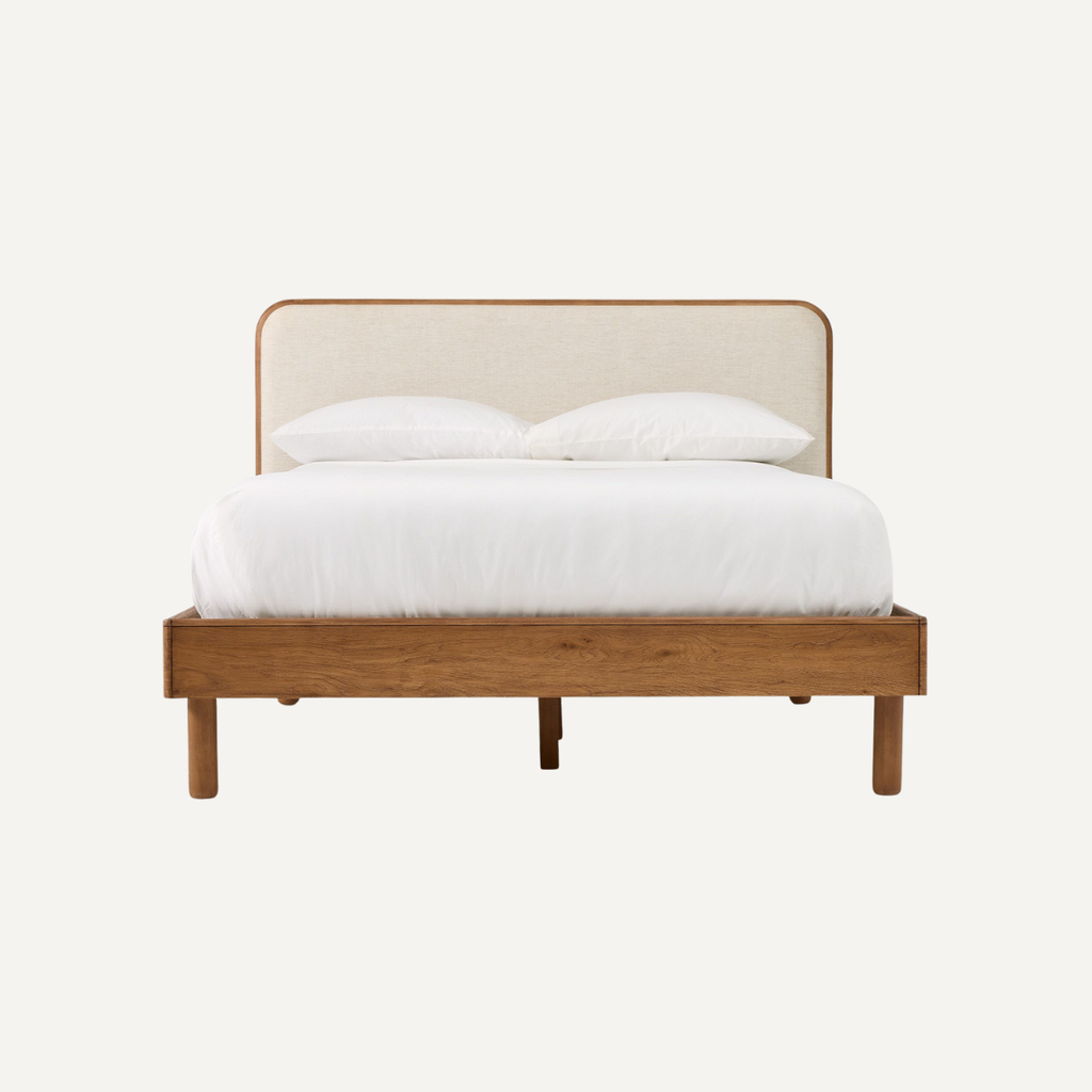 Refined Upholstered Bed