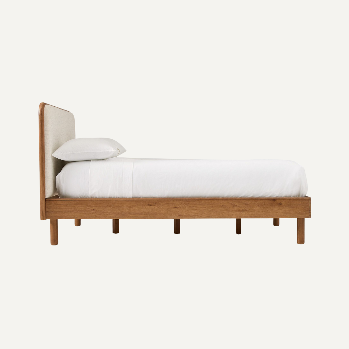 Refined Upholstered Bed