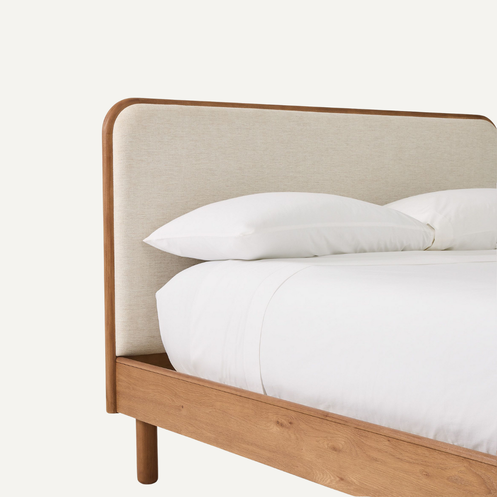 Refined Upholstered Bed