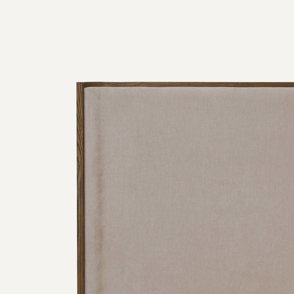 Textured Upholstered Bed