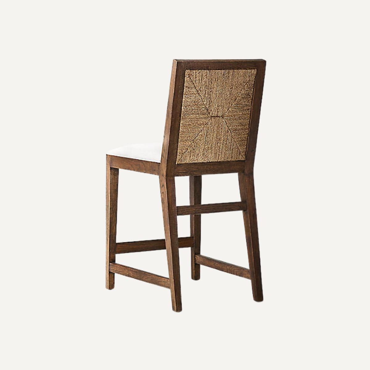 Woven Back Bar Chair