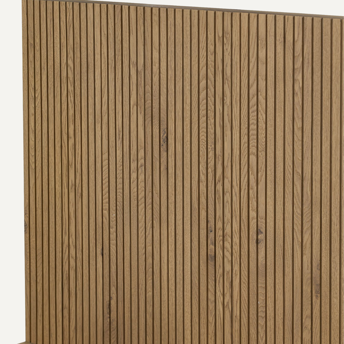 Fluted Headboard Bed
