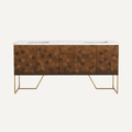 Geometric Vanity Cabinet