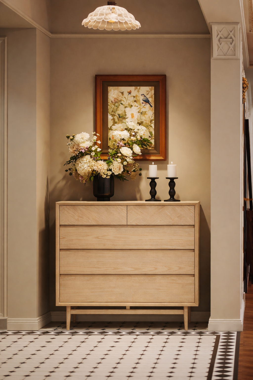 Herringbone Chest