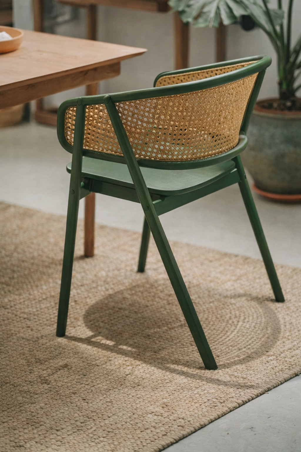 Cane-Back Armchair