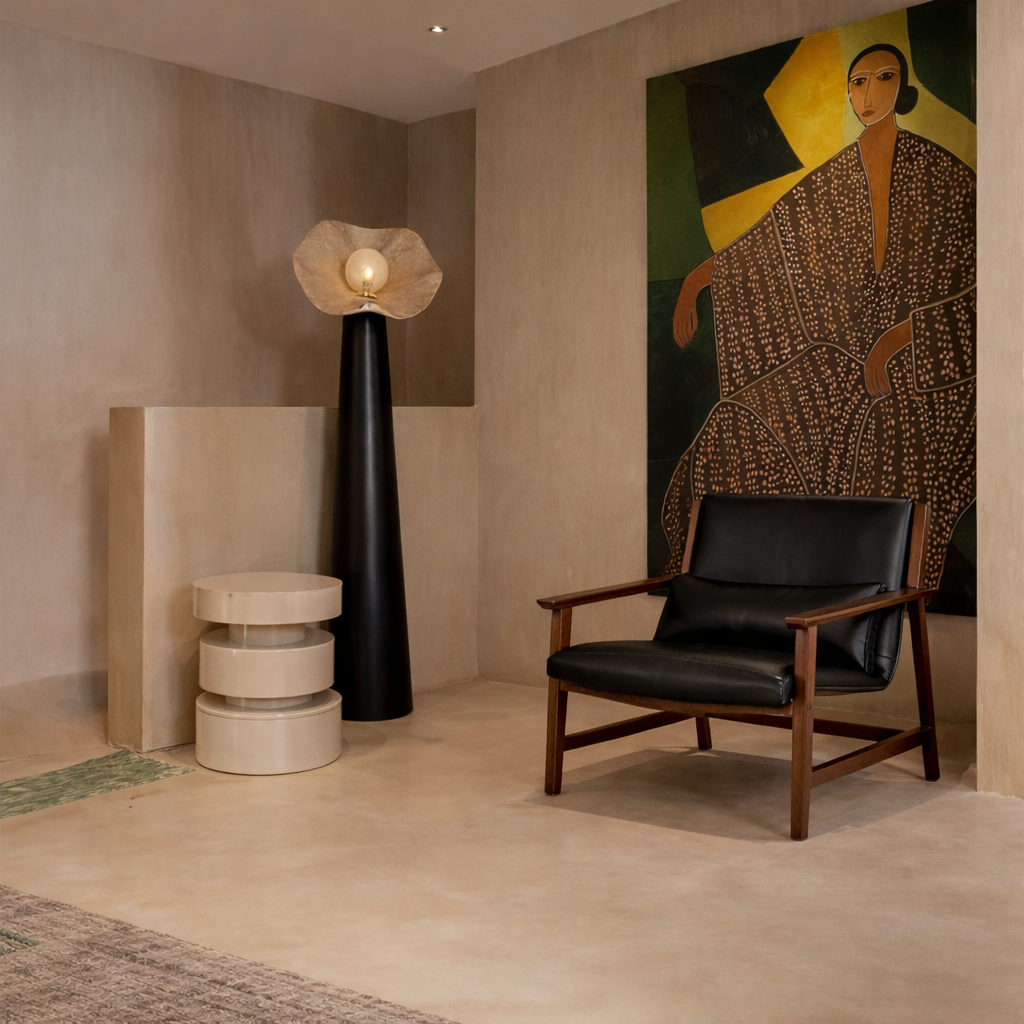 Walnut Lounge Chair