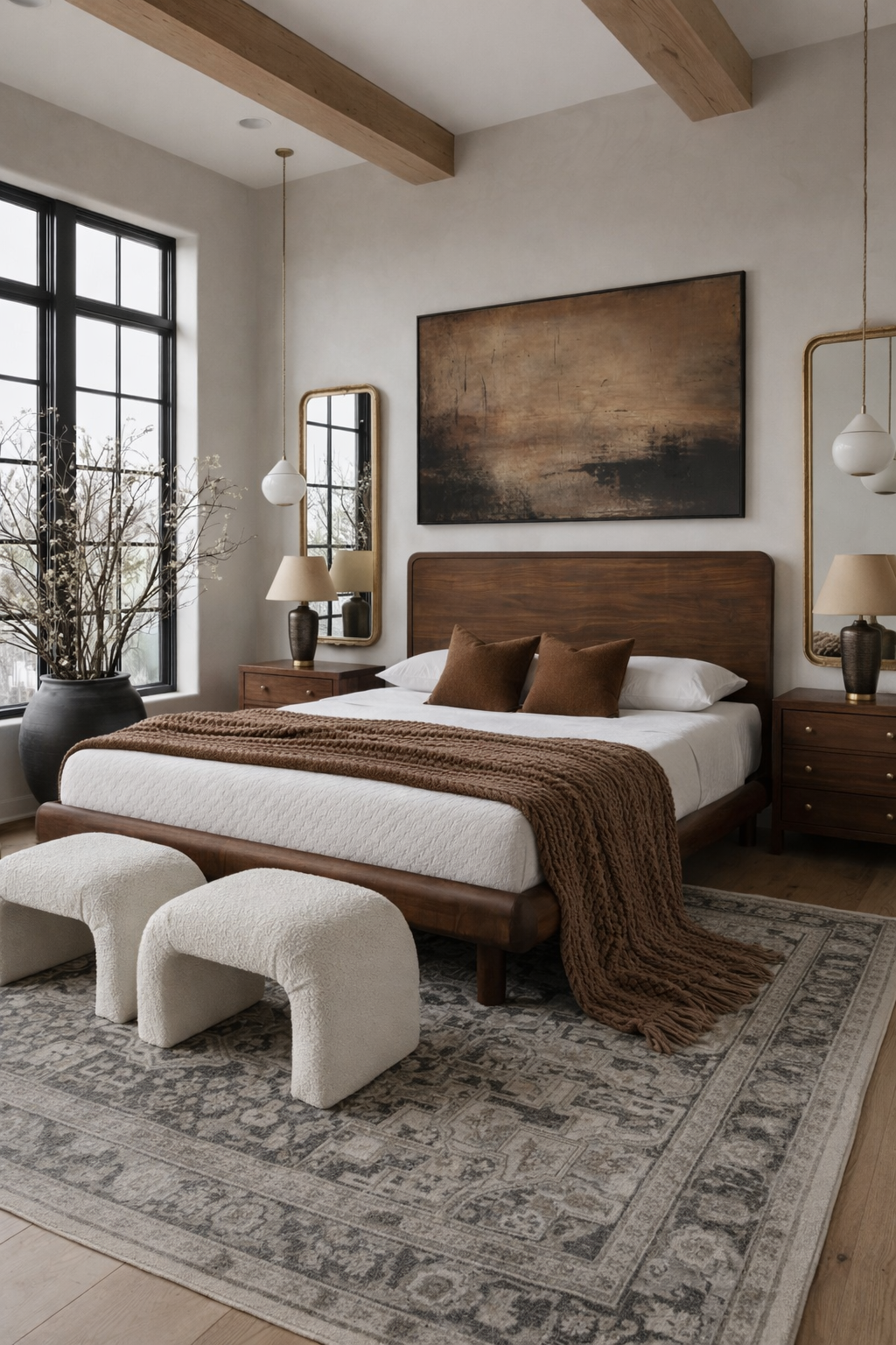 Curved Platform Bed