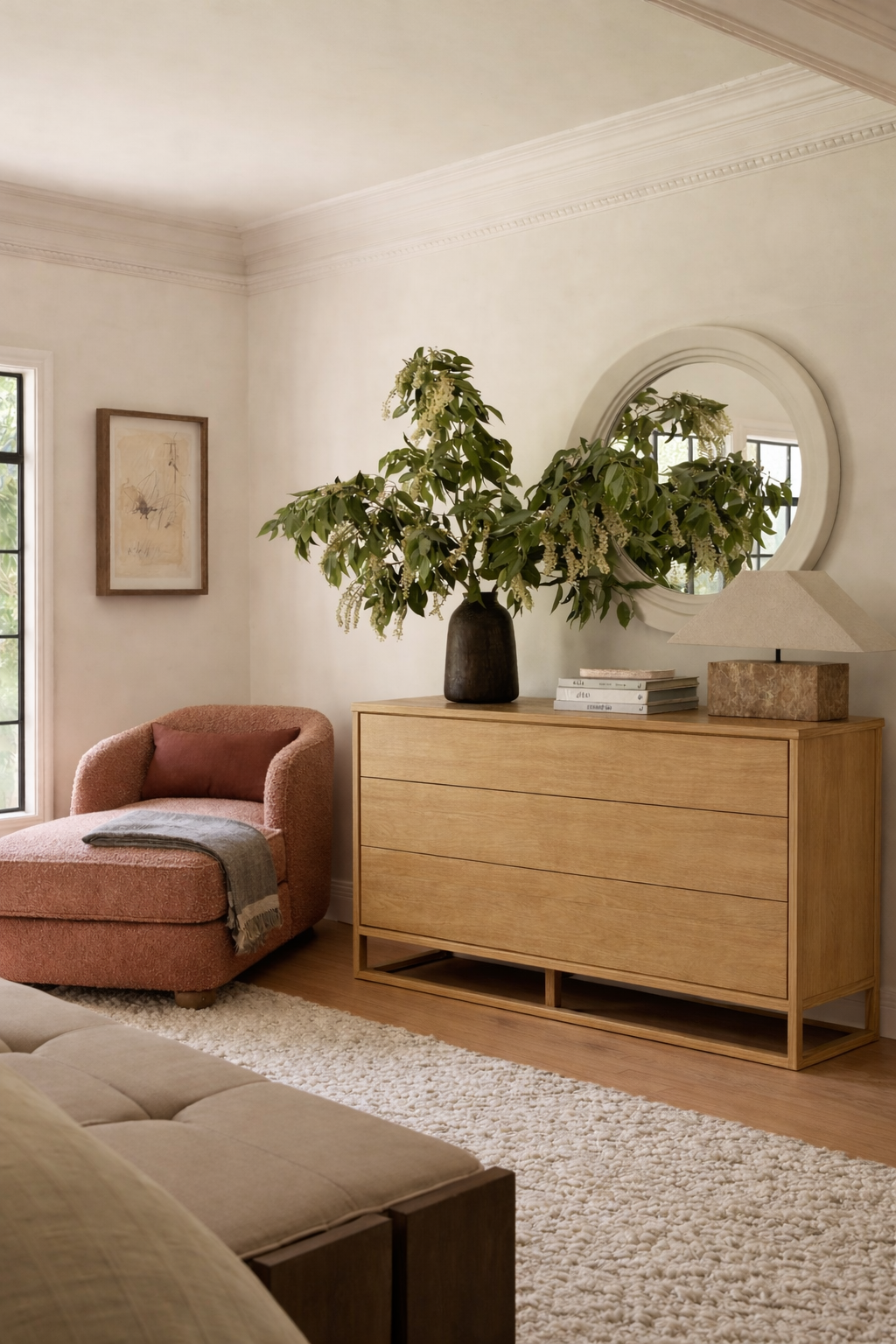 Minimal Oak Dresser